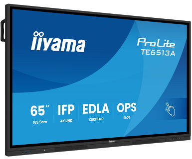 Iiyama 65" Google EDLA Certified IFP - Interactive display for seamless integration and collaboration in education and enterprise