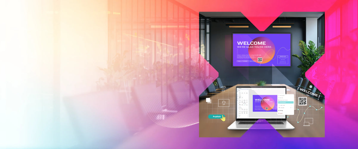 Clevertouch CleverLive Suite digital signage software interface