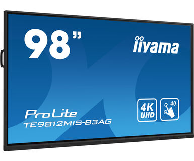 Iiyama 98" Interactive 4K UHD Touchscreen elevating interactive collaboration