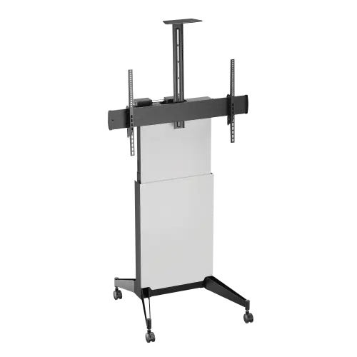 VSYS Modern Motorized Height Adjustable TV Cart