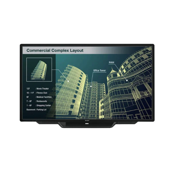 SHARP PN-80TC3 80” Full HD Interactive Display – High-Precision Touchscreen for Dynamic Collaboration