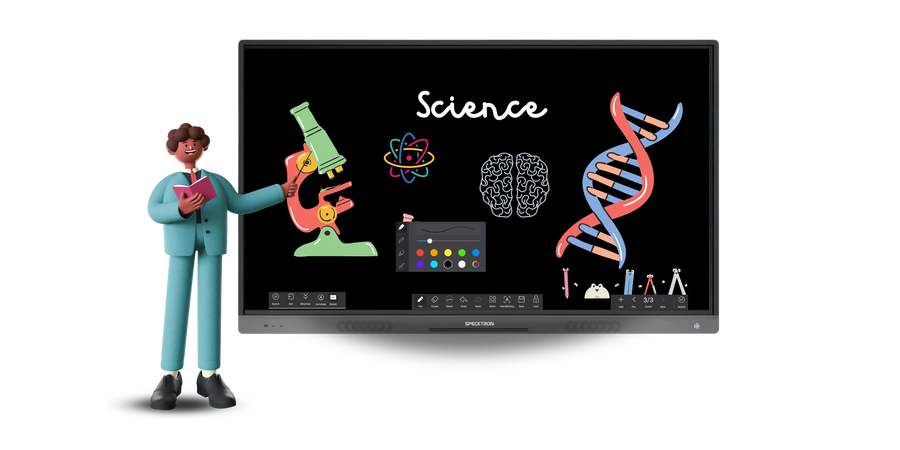 Specktron CDX 75” UHD Interactive Flat Panel – Model CDX-75i