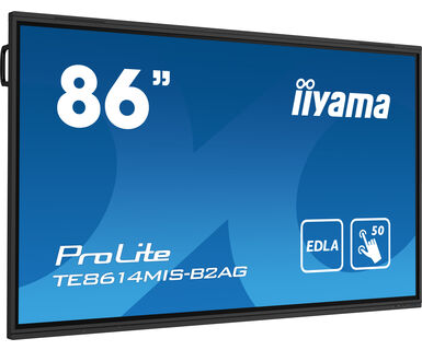 Iiyama 86" Google EDLA Certified Interactive display for seamless integration and collaboration in education and enterprise