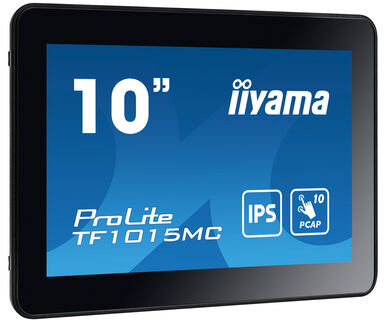 Iiyama 10.1" Open Frame PCAP 10 point touch screen equipped with IPS panel technology and a foam seal finish for seamless integration