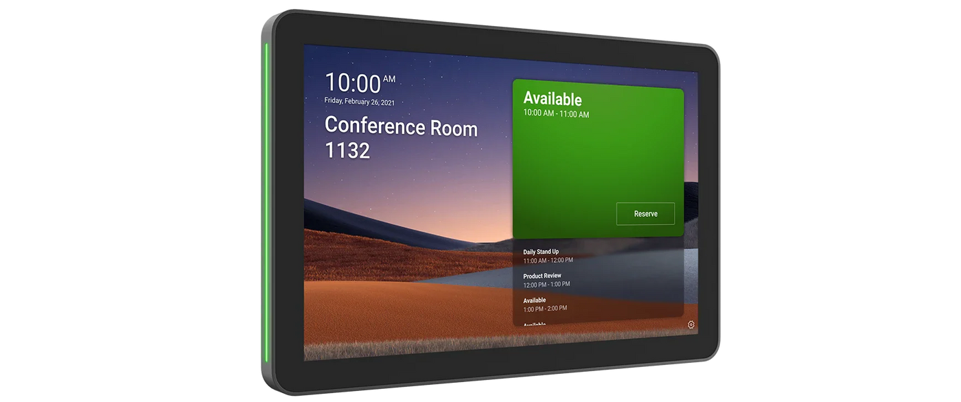 Logitech Tap Scheduler Meeting Room Scheduling Panel