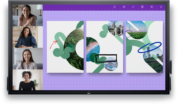 Dell 75 4K Interactive Touch Monitor - P7524QT