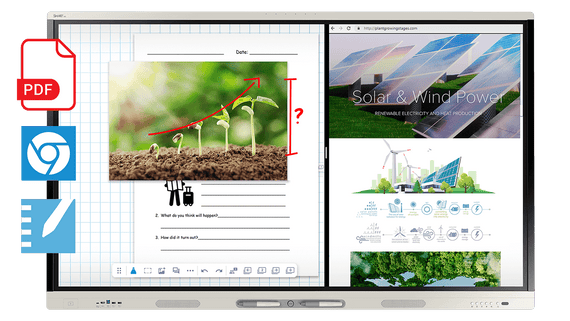 SMART Board MX086-V5 interactive display