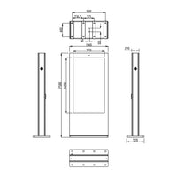Hisense 75SOF25PT 75-inch Digital Signage Kiosk - view 3