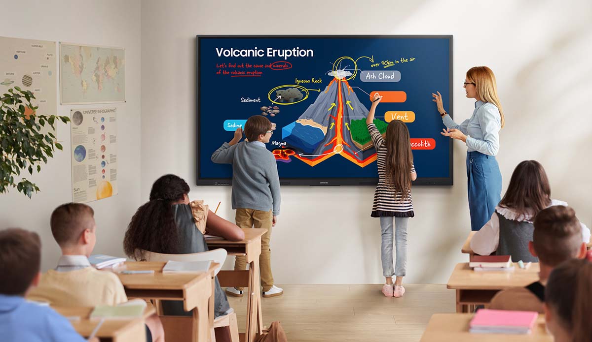 Samsung 75" – Interactive Display – WAF Series (Model: LH75WAFWLGCXZA)