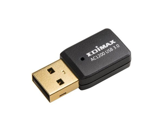 Edimax Wireless AC1200 Dual-Band MU-MIMO mini USB 3.0 Adapter - EW-7822UTC