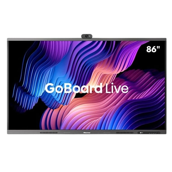 Hisense GoBoard Live 86-Inch Interactive Display with 4K Camera – 86MR6DE