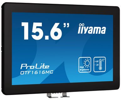 Iiyama 15.6" high-brightness touchscreen with 10 touch points PCAP touch technology for outdoor applications