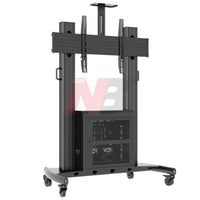 NorthBayou Aluminum Mobile Workstation TV Cart AVG1800-100-1P – Heavy-Duty Solution for Large Displays