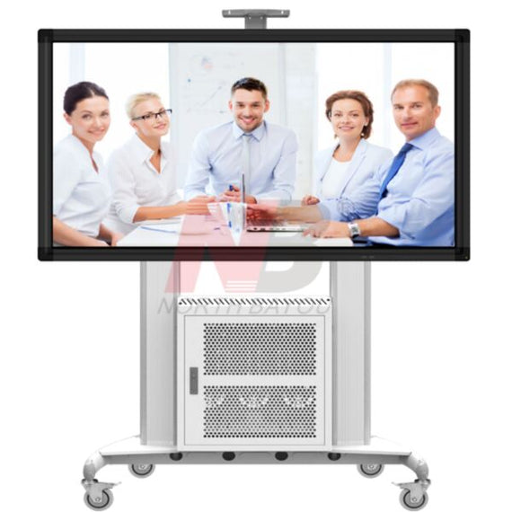 NorthBayou Aluminum Mobile Workstation TV Cart AVG1800-100-1P – Heavy-Duty Solution for Large Displays