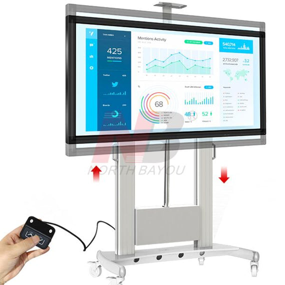 Electric Cart TW100 | Motorized Height-Adjustable Display Stand