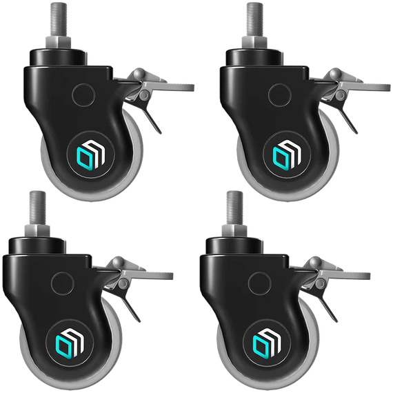 Prestigio Oversized wheel set ONKRON AWL-75B, black - AWL-75B