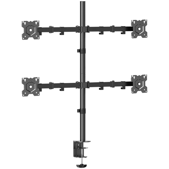 Prestigio ONKRON Quad Monitor Stand for 13 to 34-Inch LCD LED OLED Screens up to 8 kg Black - D421E-B