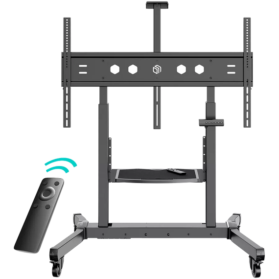 ONKRON Motorized TV Lift w/ Remote Mobile TV Stand for 50-100" TVs - TS1991 ELIFT-B