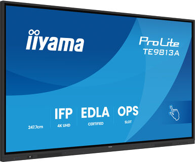 Iiyama 98" Google EDLA Certified IFP - Interactive display for seamless integration and collaboration in education and enterprise