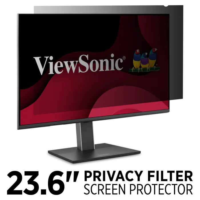 ViewSonic 23.6 Inch Privacy Filter Screen Protector for Widescreen 16:9 Monitors with Anti-Glare and Anti-Scratch - VSPF2360