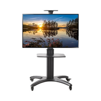 NorthBayou AVF1500-50-1P Mobile TV Cart – Versatile Display Solution for Medium to Large Screens