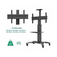 NorthBayou AVF1800-70-1P Mobile TV Cart – Heavy-Duty Adjustable Stand for Large Displays