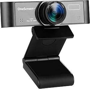 OneScreen 1080p Webcam â€“ Full HD USB Video Conferencing Camera