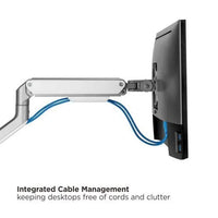 VSYS Dual Monitor Economical Spring-Assisted Monitor Arm