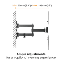 VSYS Economical Full-Motion TV Wall Mount