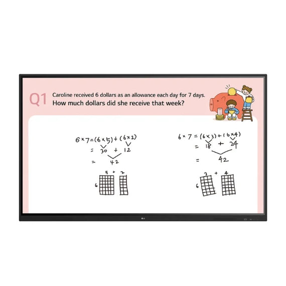 LG 75TR3DJ 75'' Interactive Multi-Touch Digital Board – Superior Collaboration & Engagement