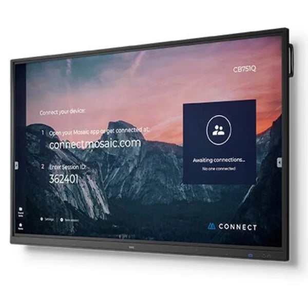 NEC MultiSync CB651Q-2 65” 4K UHD Interactive Display – Smart Collaboration