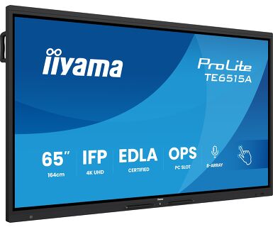 Iiyama 65” 4K UHD Google EDLA Certified IFP Interactive Display – Where Design Meets Performance