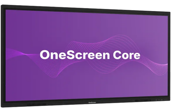 OneScreen Core 86 Inch 4k Interactive Touchscreen Display with Built-in AI Features & Live Language Translation - EDLA