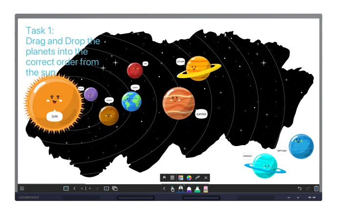 Clevertouch 65" IMPACT Max 2 Interactive Display