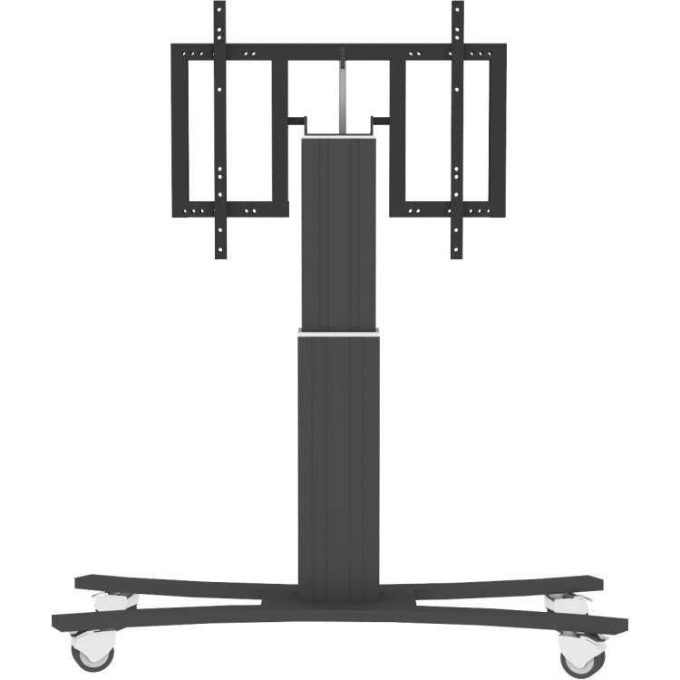 Clevertouch motorised mobile height adjustment tilt and turn trolley up to 65" - 1542401