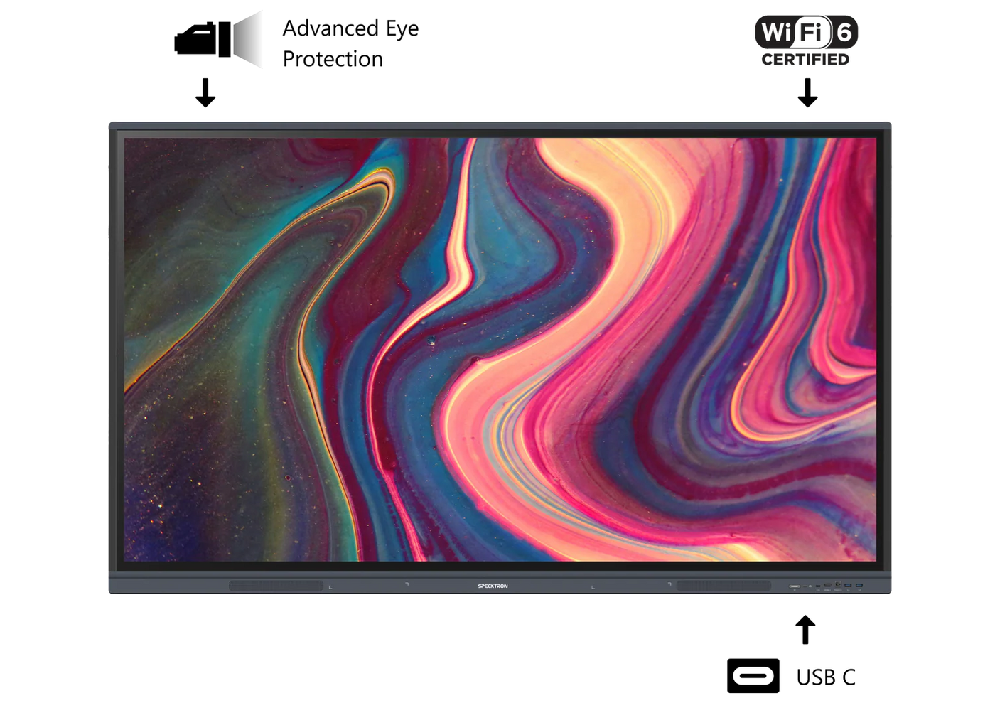 Specktron UDX 75” Smart 4K Interactive Display – Model UDX-75S2