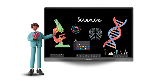 Specktron CDX 65” 4K Smart Interactive Panel – Model CDX-65i