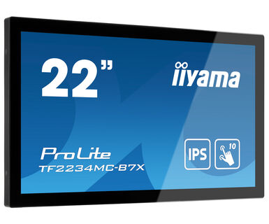 Iiyama 22" 10pt touch Open Frame monitor with IPS panel and touch through glass function