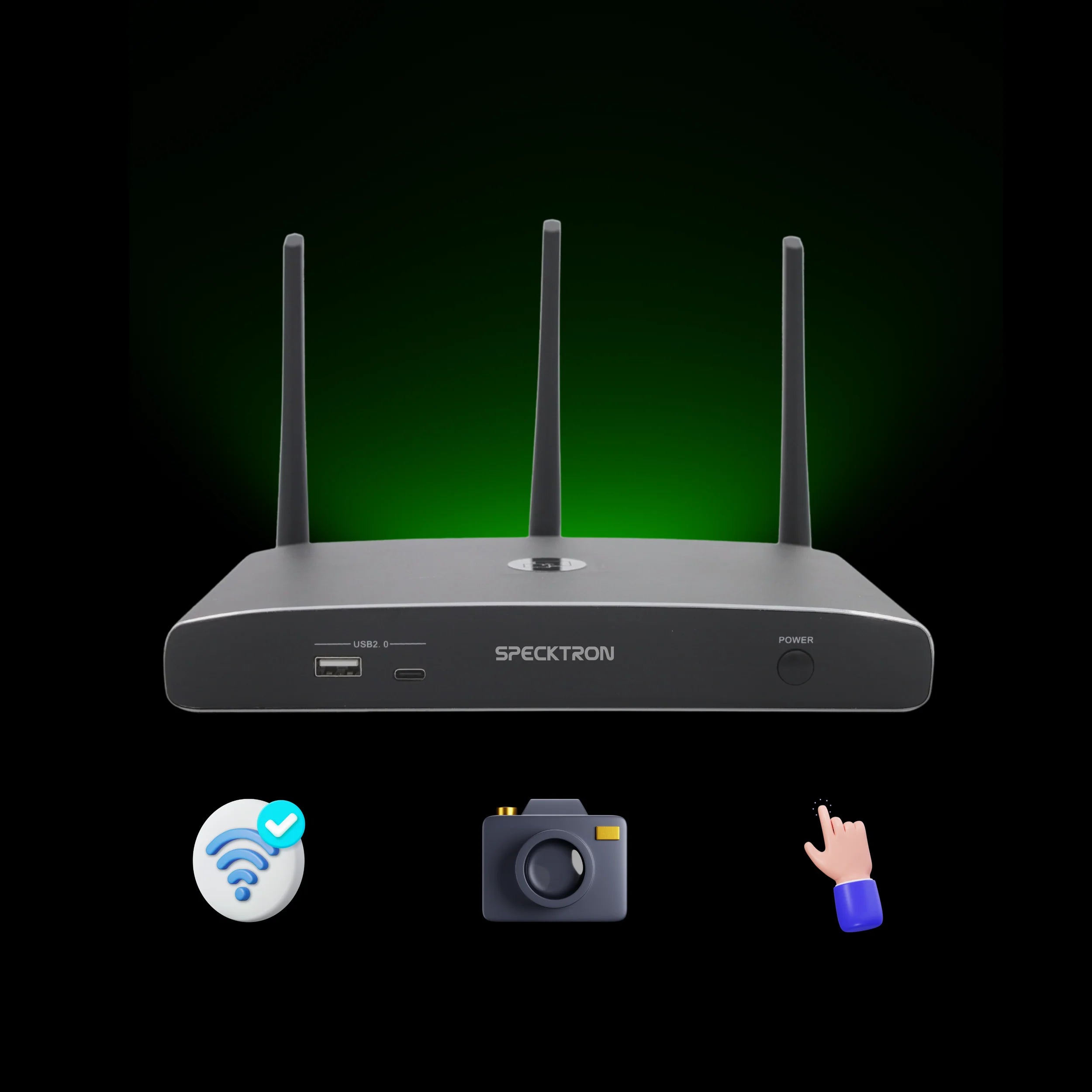 Specktron eHub AirTouch Pro Wireless Display System with Reverse Touch ...