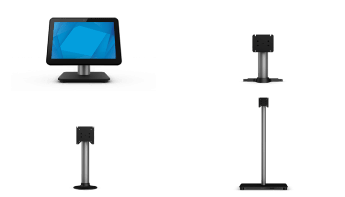 ELO Rear-facing Display Pole Mount Kit for 0702L, 1002L, 1302L, Android I-Series 2/3/4 (10in) - E038989