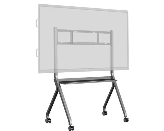 iiyama Mobile Stand with Accessories Shelf for Large Format Displays up to 86" - MD-CART02-S1