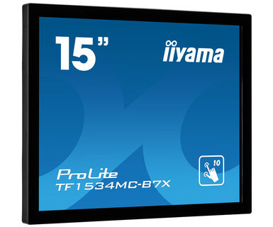 Iiyama 15’’ 10pt touch Open Frame monitor with Touch Through-Glass function