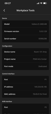 Biamp Workplace Tools for Android – 900.0032 - view 4