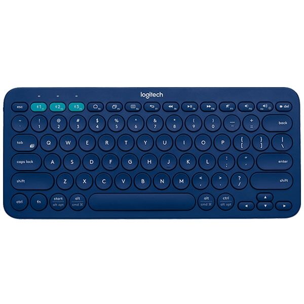 Buy Logitech K380 Multi-Device Bluetooth® Keyboard Blue in Dubai, Sharjah, Abu Dhabi, Ajman, Al Ain, Ras Al Khaimah, Fujairah, Umm al Quwain, UAE