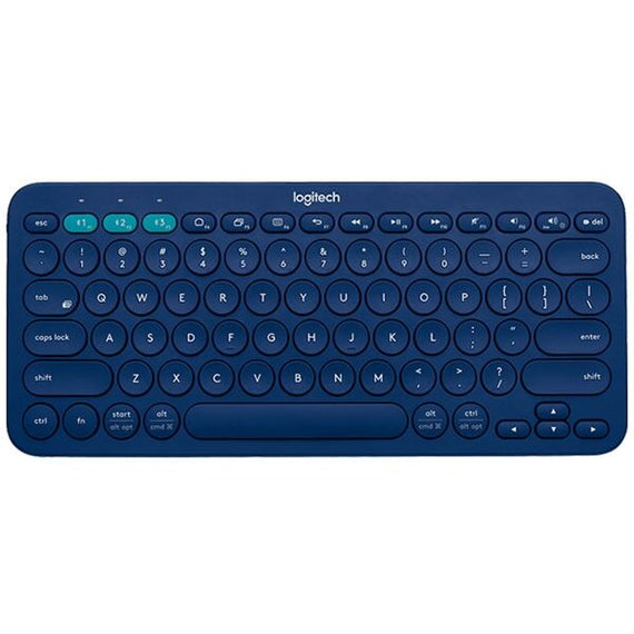 Buy Logitech K380 Multi-Device Bluetooth® Keyboard Blue in Dubai, Sharjah, Abu Dhabi, Ajman, Al Ain, Ras Al Khaimah, Fujairah, Umm al Quwain, UAE