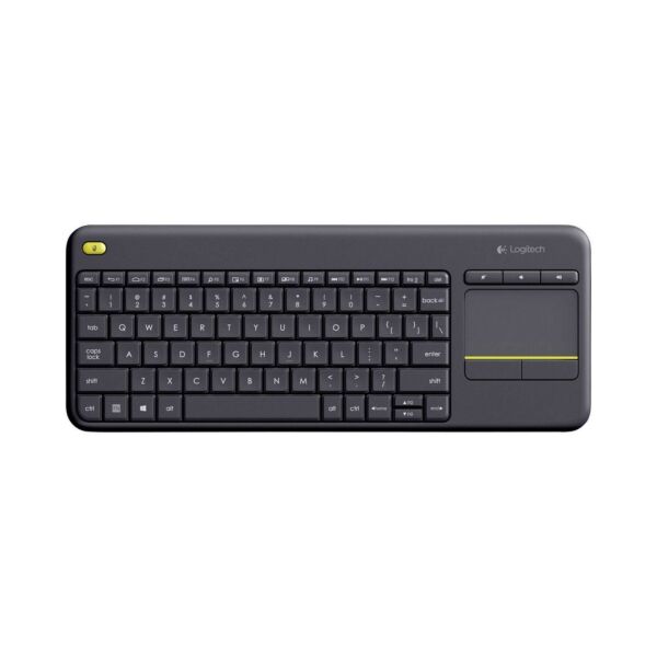 Logitech K400 Plus Wireless Touch Keyboard – All-in-One Wireless Keyboard with Integrated Touchpad