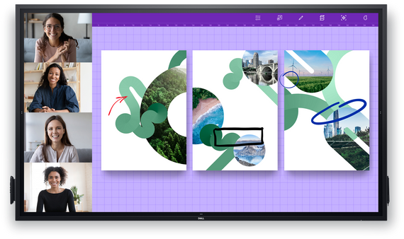 Dell 86 4K Interactive Touch Monitor - P8624QT