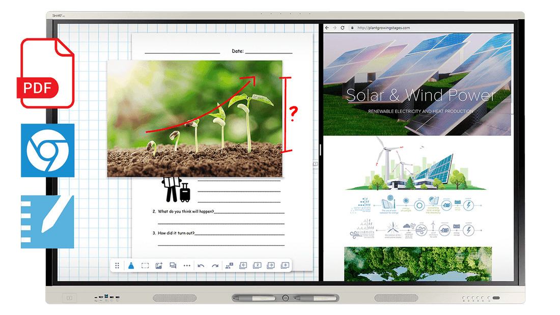SMART Board MX086-V5 interactive display