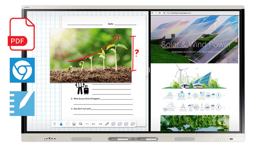 SMART Board® MX055-V5 interactive display
