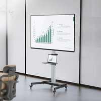 VSYS VFS44-46TW TV cart in use during an office presentation